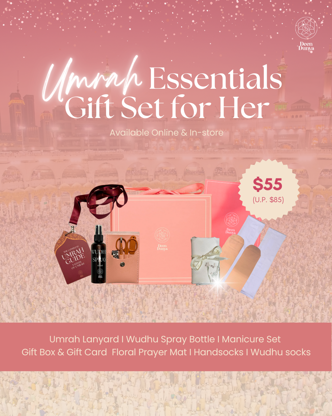 Umrah Essentials Gift Set for Her