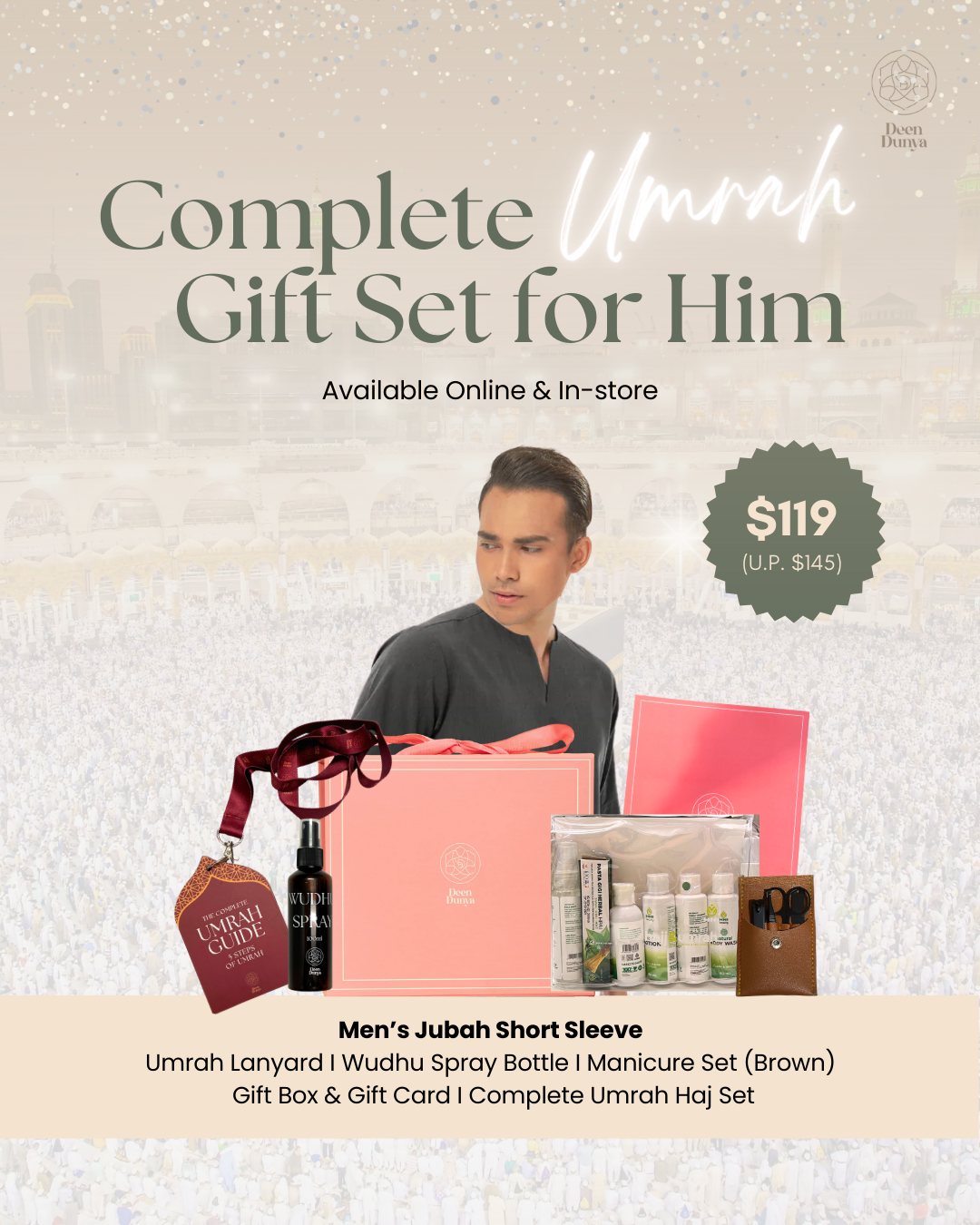 Complete Umrah Gift Set for Him