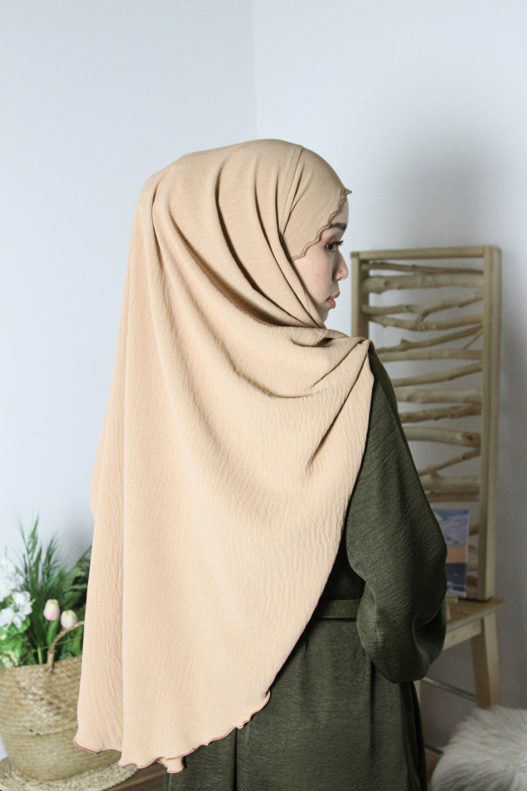 ARISSA Scallop Instant Khimar