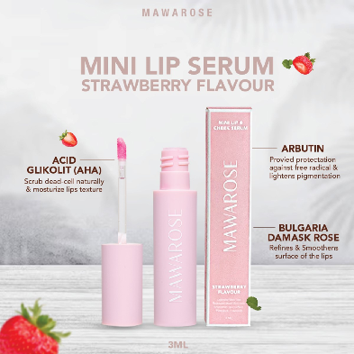 MAWAROSE Mini Lip & Cheek Serum (Strawberry Flavor)