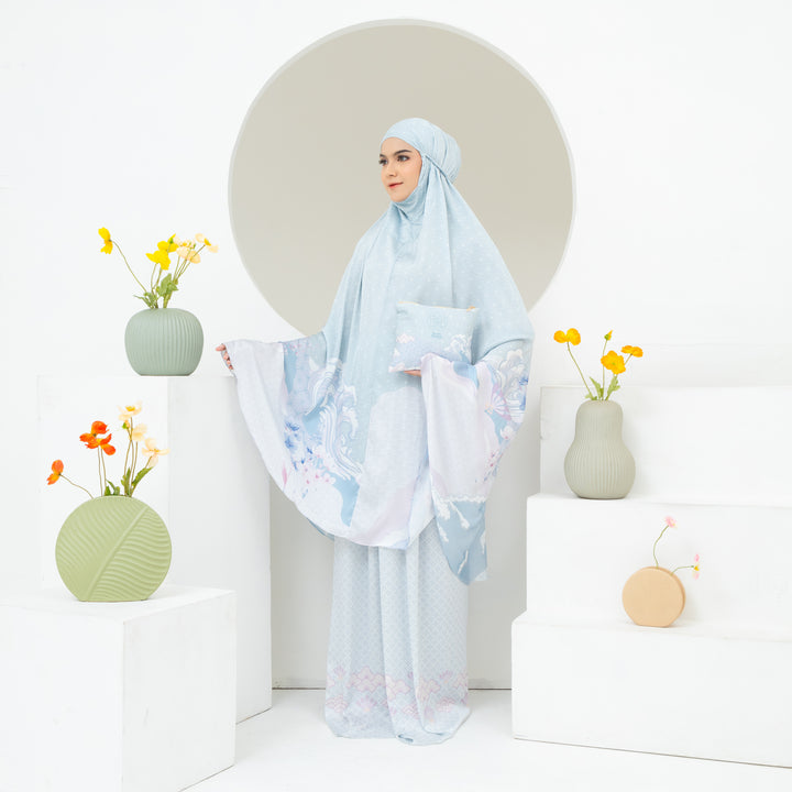 INAYA Prayer Wear Set + Pouch + Mini Prayer Mat