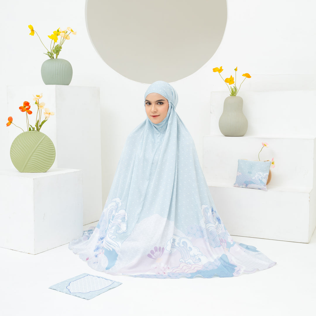 INAYA Prayer Wear Set + Pouch + Mini Prayer Mat