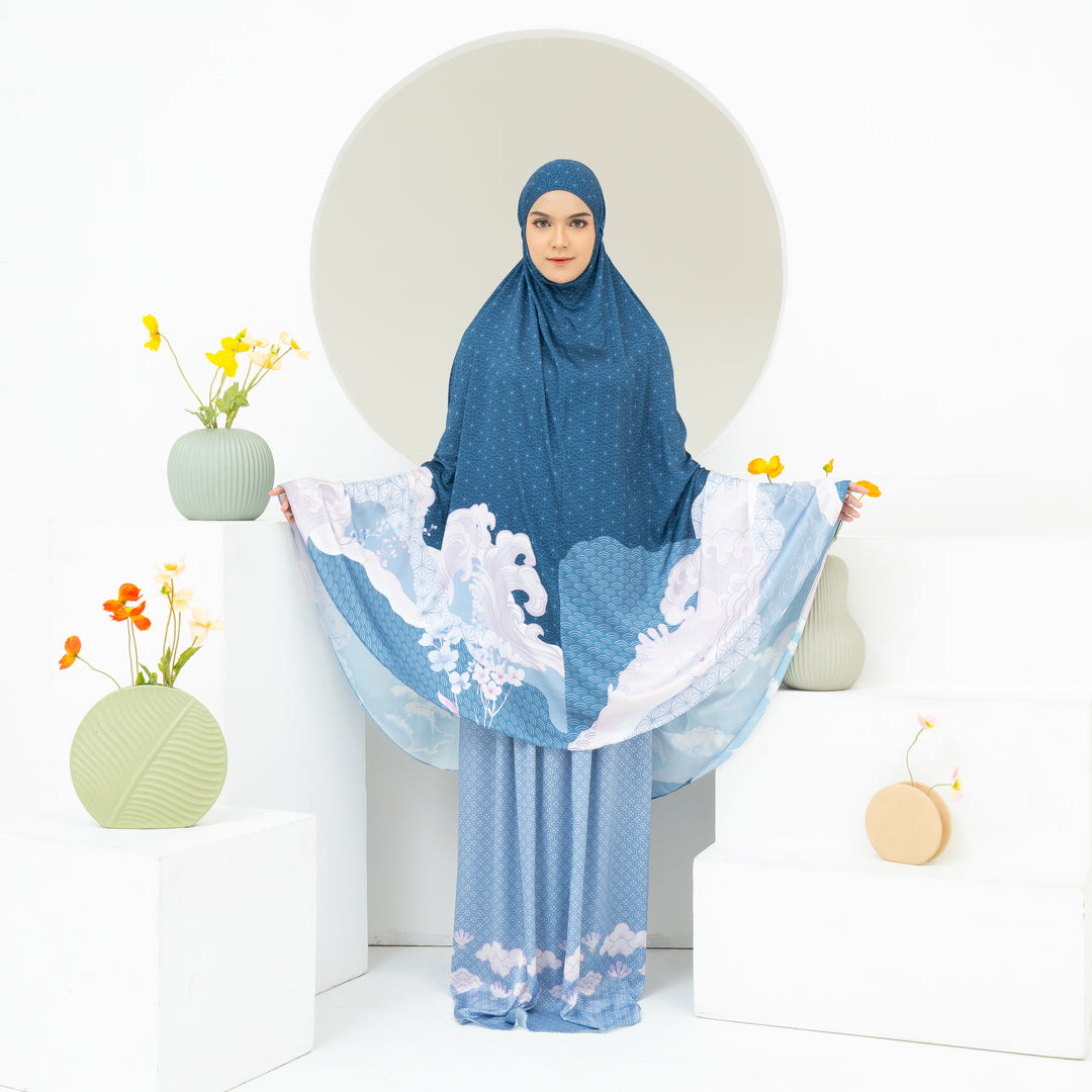 INAYA Prayer Wear Set + Pouch + Mini Prayer Mat
