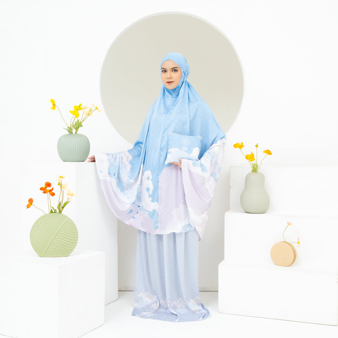 INAYA Prayer Wear Set + Pouch + Mini Prayer Mat