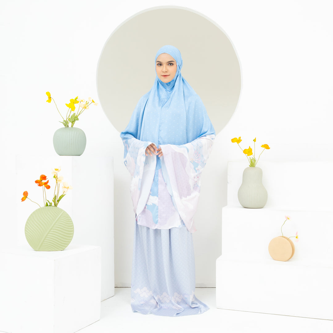 INAYA Prayer Wear Set + Pouch + Mini Prayer Mat