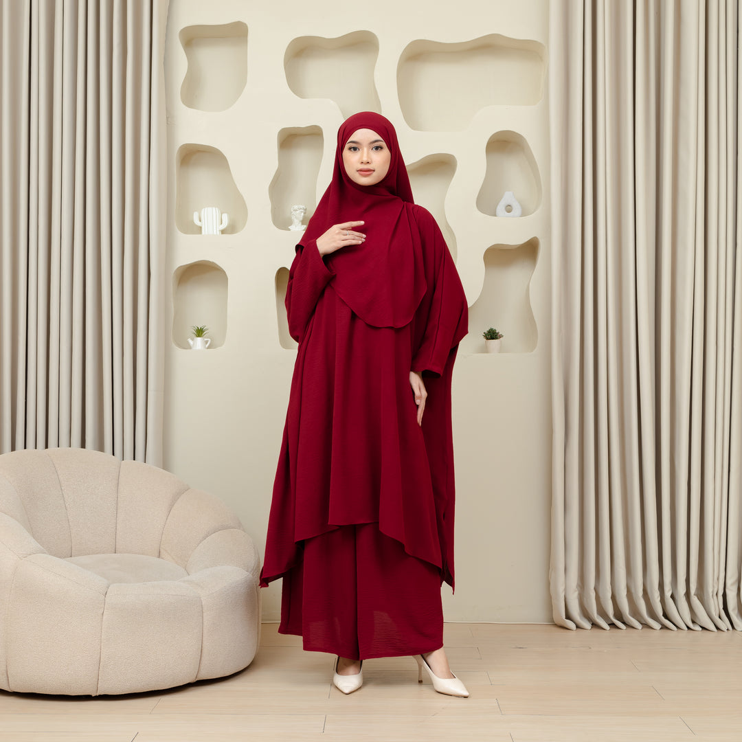HAMRA Hijab and Pant Suit Set