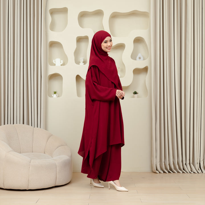HAMRA Hijab and Pant Suit Set