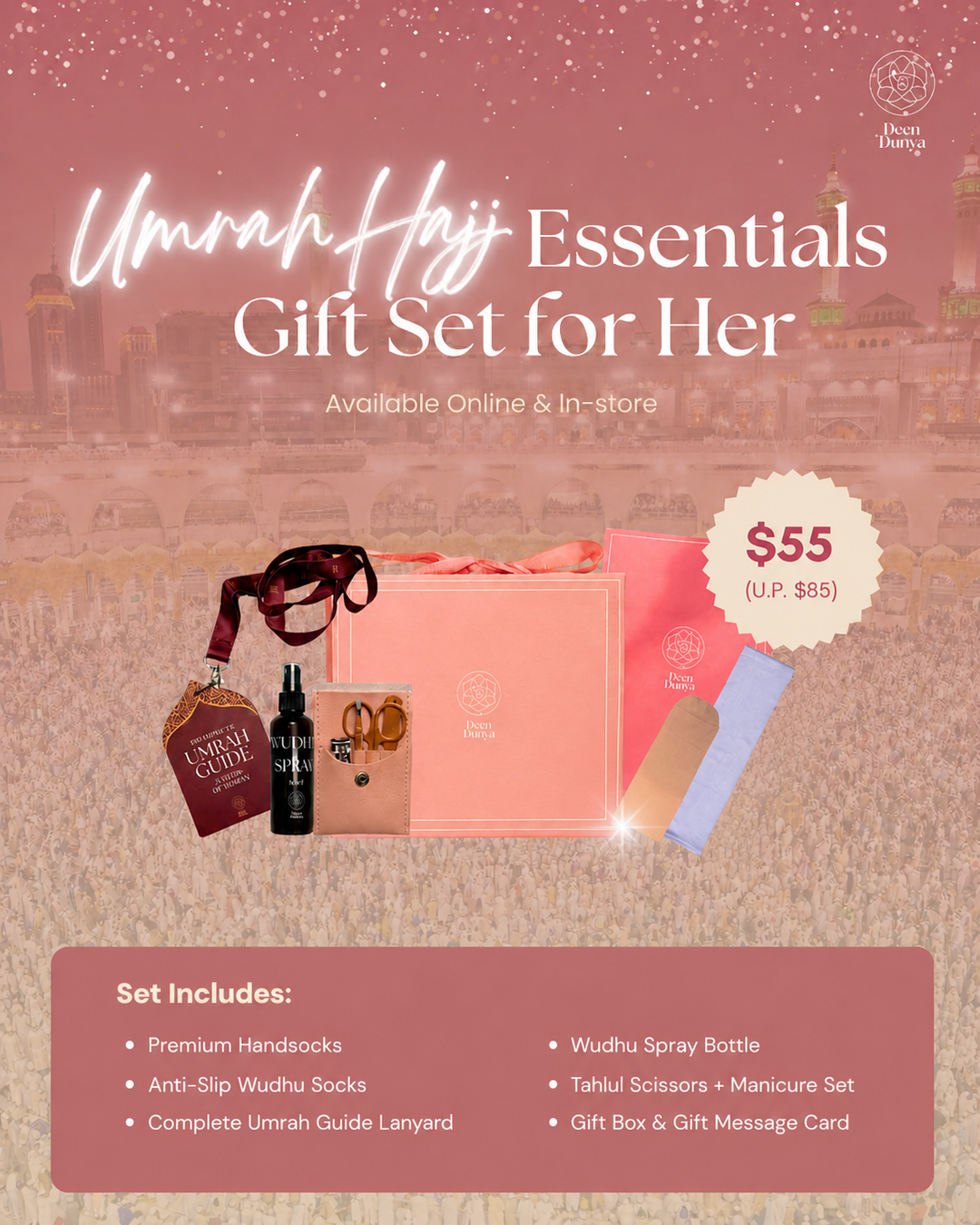 Hajj & Umrah Essentials Gift Set for Women