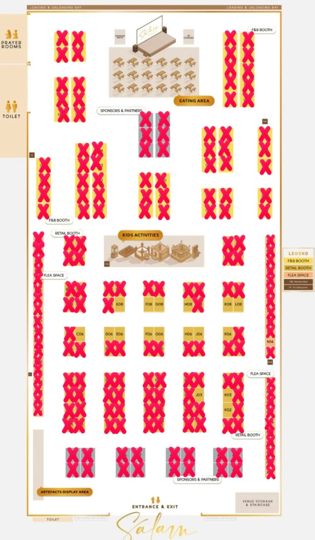 SalamFest 2025 Booth Booking (RETAIL 3x2m)