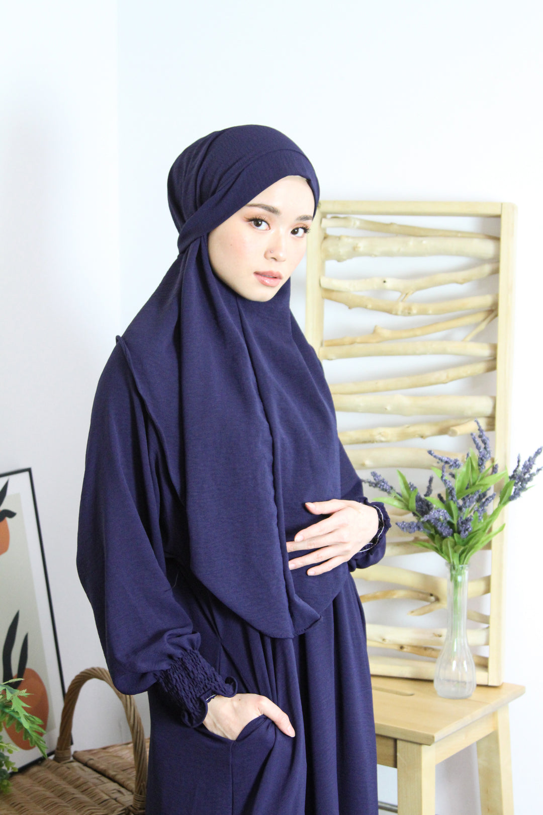 HAMRA Hijab + Dress Umrah Set