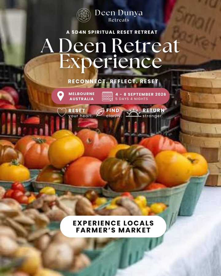 Deen Retreat Experience Melbourne (September 2026)