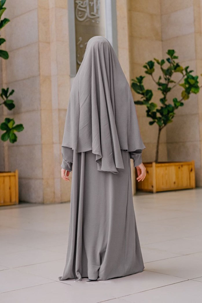 QALISHA Umrah Full Set with Khimar