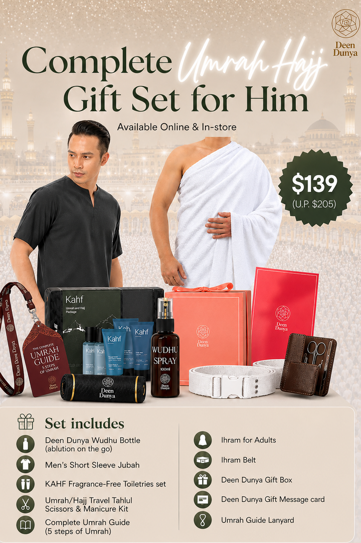 Hajj & Umrah Complete Gift Set for Men