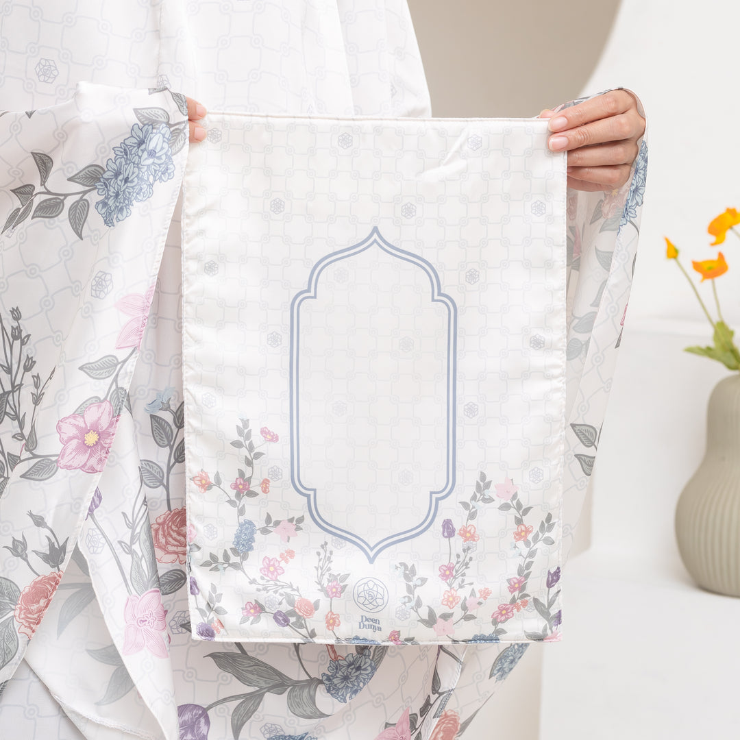 INAYA Prayer Wear Set + Pouch + Mini Padded Prayer Mat