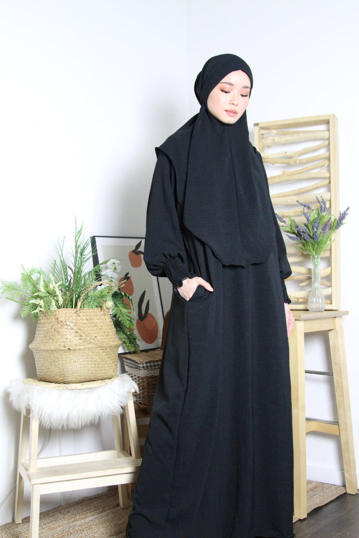 HAMRA Hijab + Dress Umrah Set