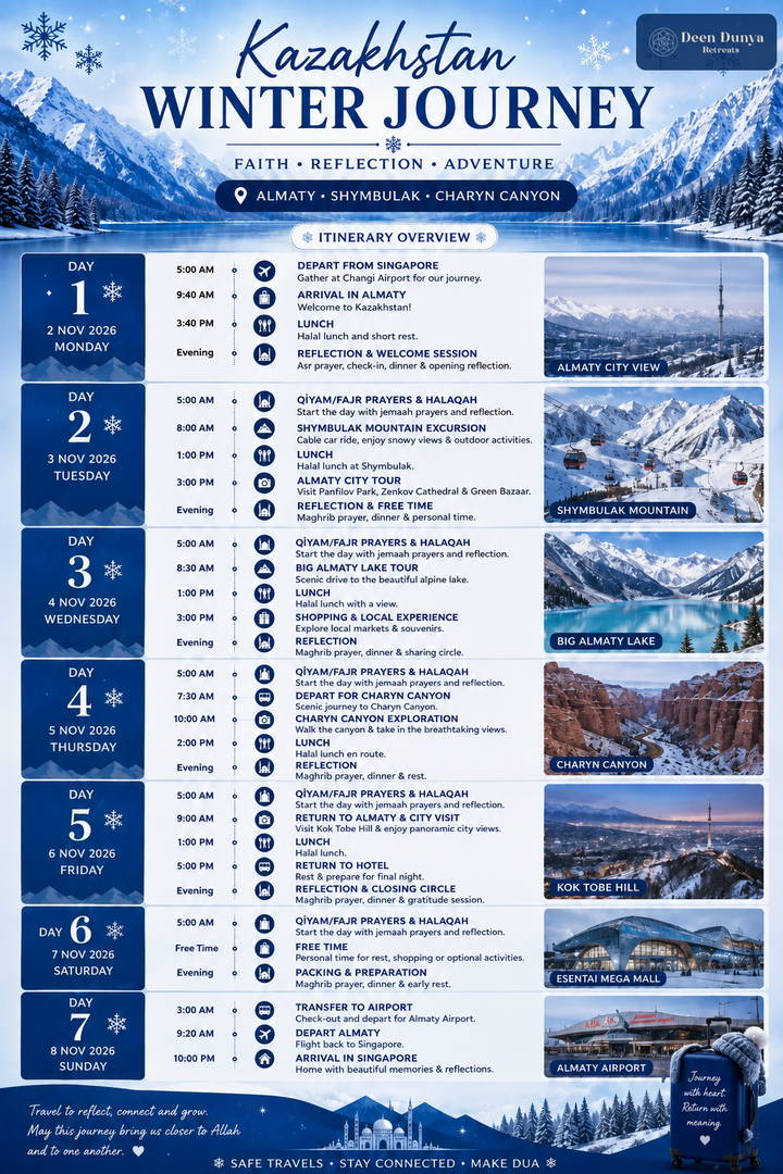 Deen Retreat Experience Kazakhstan (November 2026)