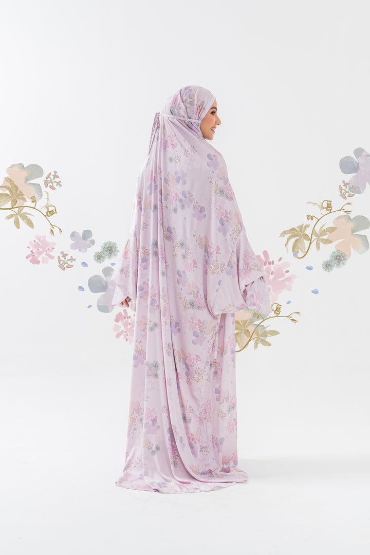 ABAYA PASSION FRUIT Prayer Wear  + Pouch + Prayer Mat
