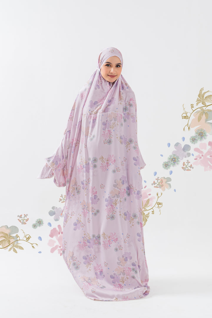 ABAYA PASSION FRUIT Prayer Wear  + Pouch + Prayer Mat