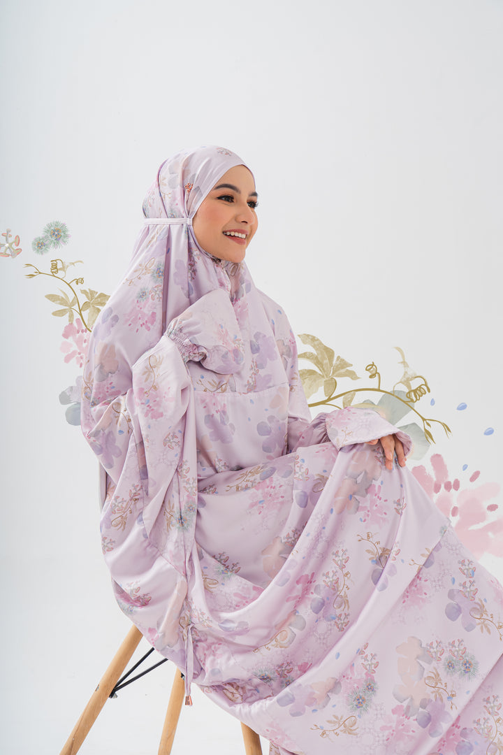 ABAYA PASSION FRUIT Prayer Wear  + Pouch + Prayer Mat