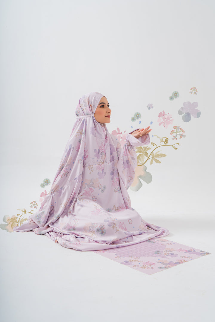 ABAYA PASSION FRUIT Prayer Wear  + Pouch + Prayer Mat