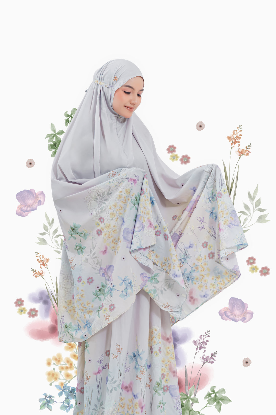 VELAOURA Prayer Wear + Pouch + Prayer Mat (DISPLAY)