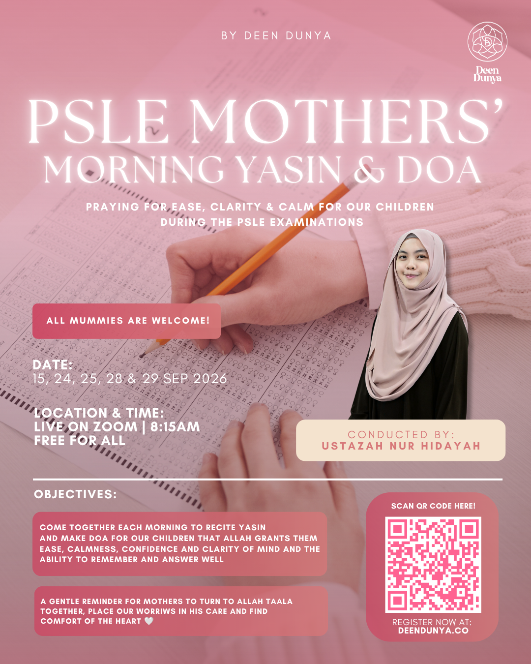 PSLE Mothers’ Morning Yasin & Doa