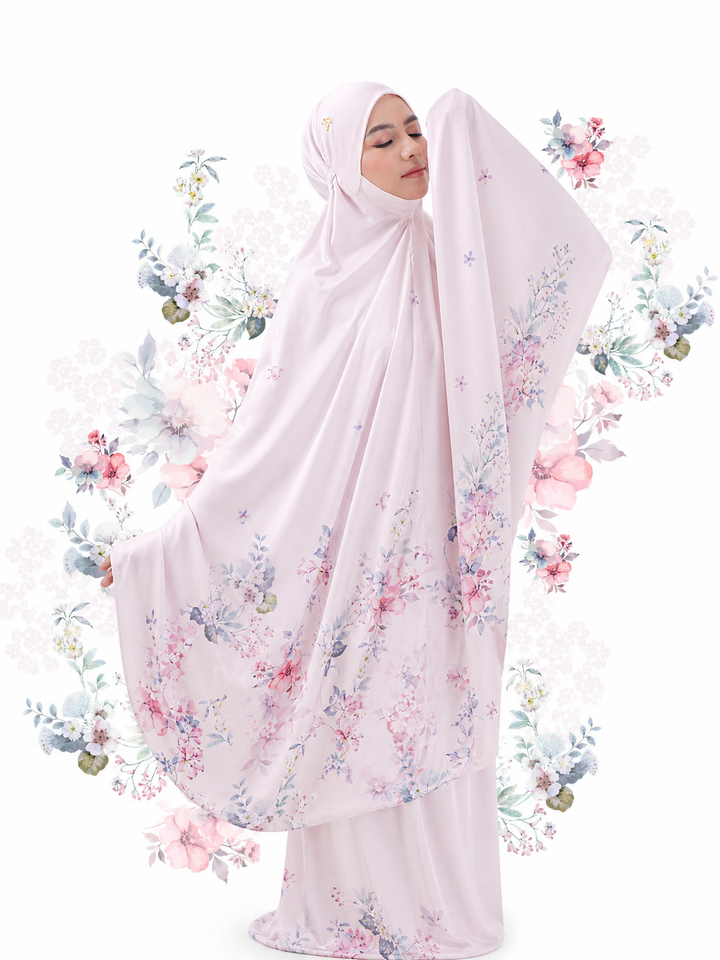LATEEFA Prayer Wear + Pouch + Prayer Mat
