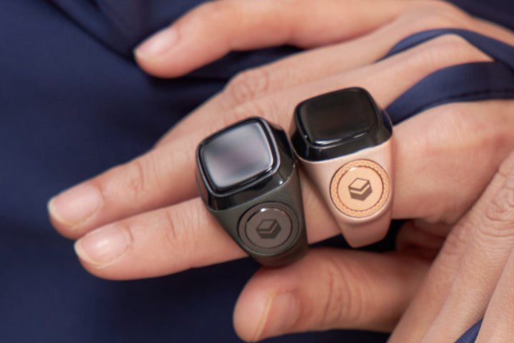 World’s First Smart Digital Tasbih Zikr Ring + Rechargeable casing