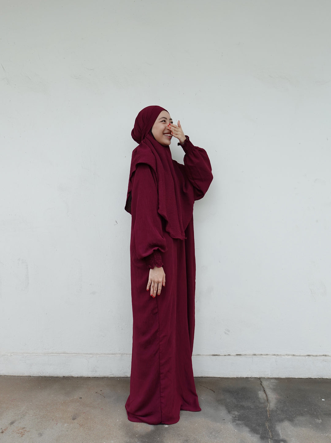 HAMRA Hijab + Dress Umrah Set