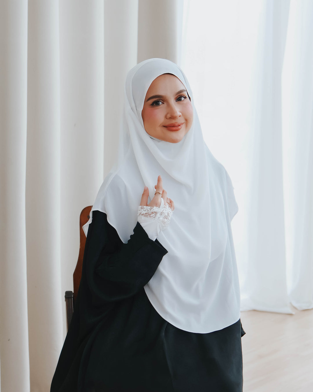 HUDA Instant Chiffon Khimar