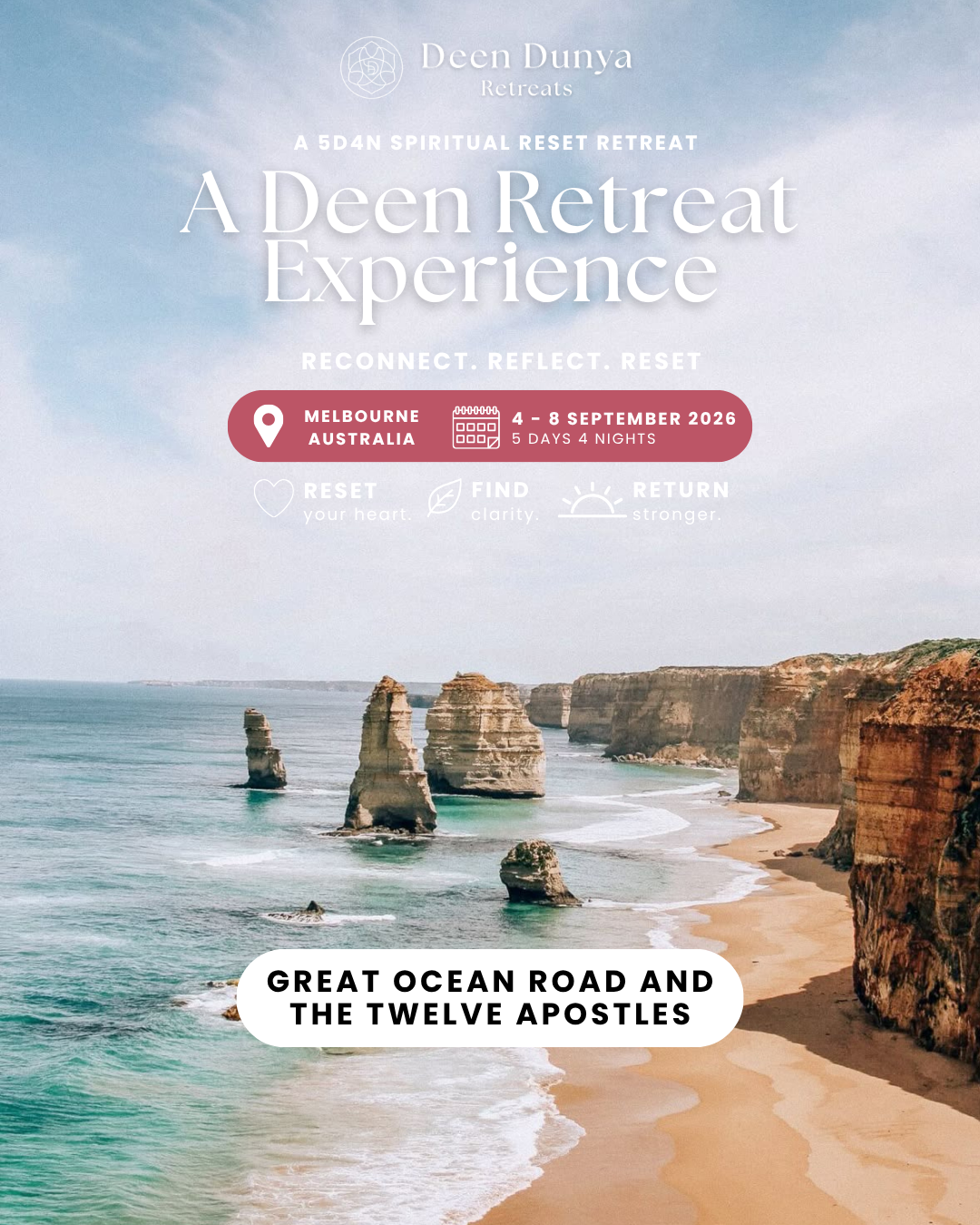 Deen Retreat Experience Melbourne (September 2026)