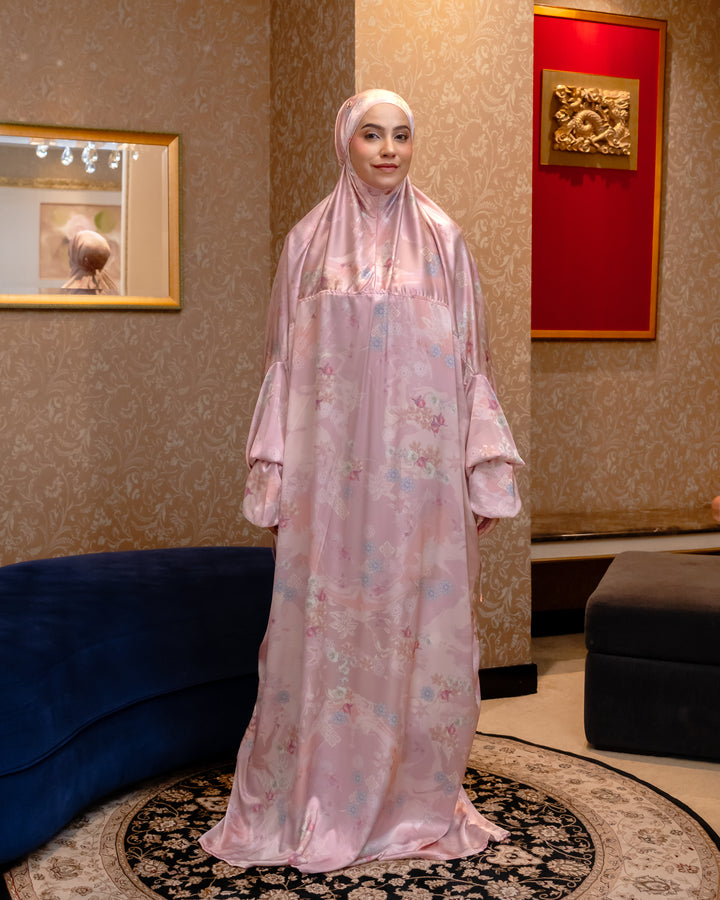 ABAYA FEMINIM Prayer Wear + Prayer Mat + Pouch