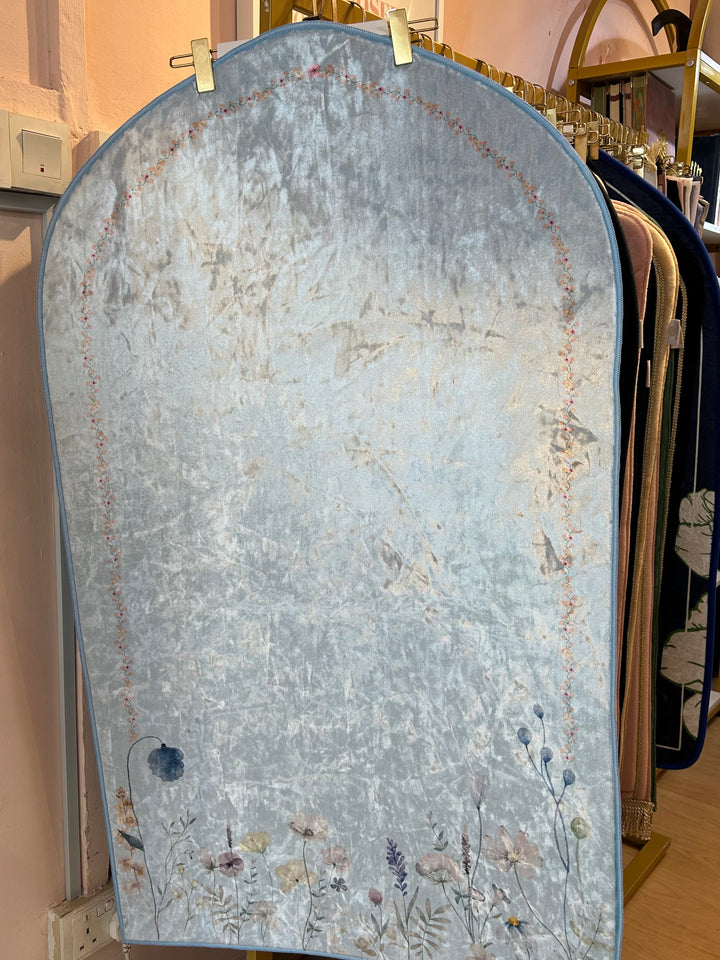 LIYA Floral Velvet Prayer Mat