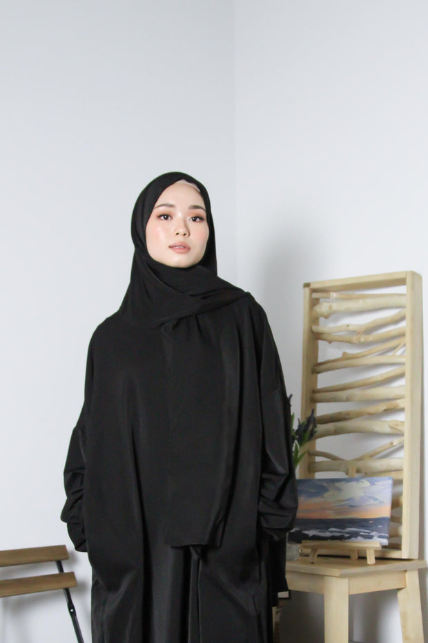 AALIA Jubah with attached shawl