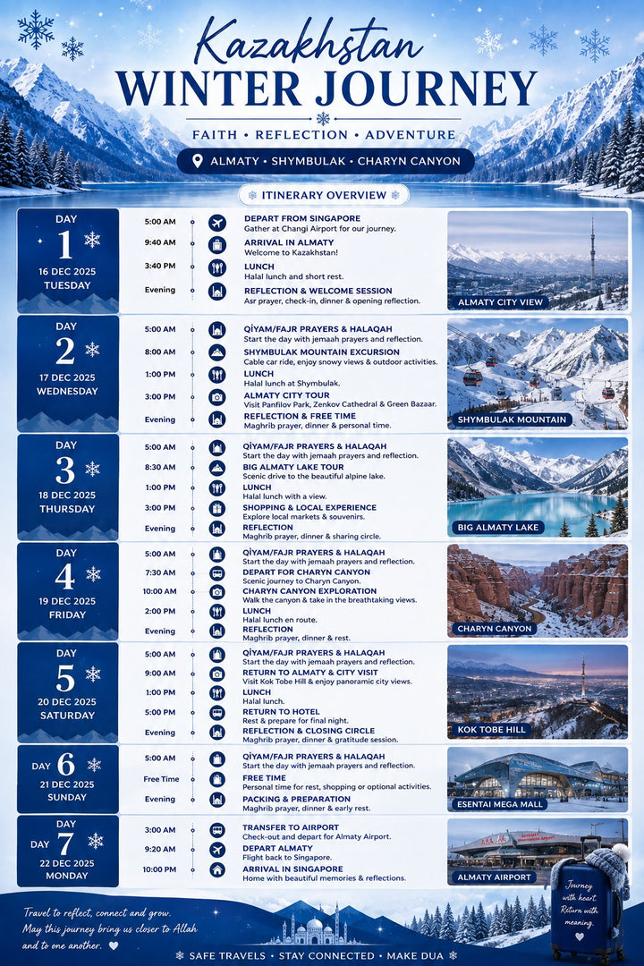 Deen Retreat Experience Kazakhstan (November 2026)