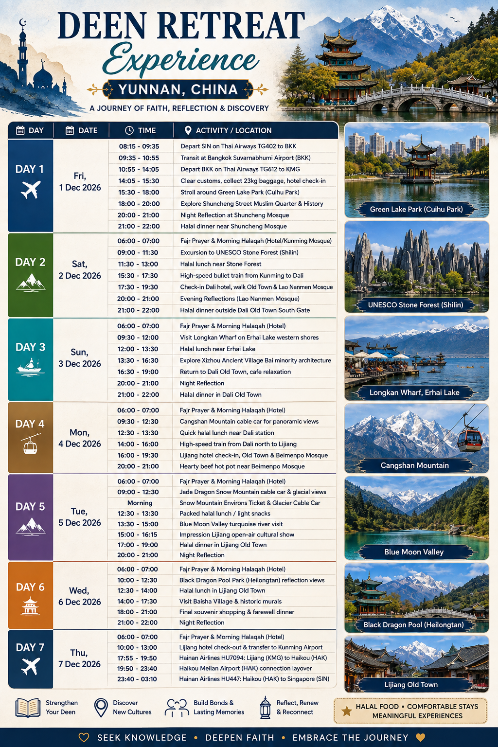 Deen Retreat Experience Yunnan China (December 2026)