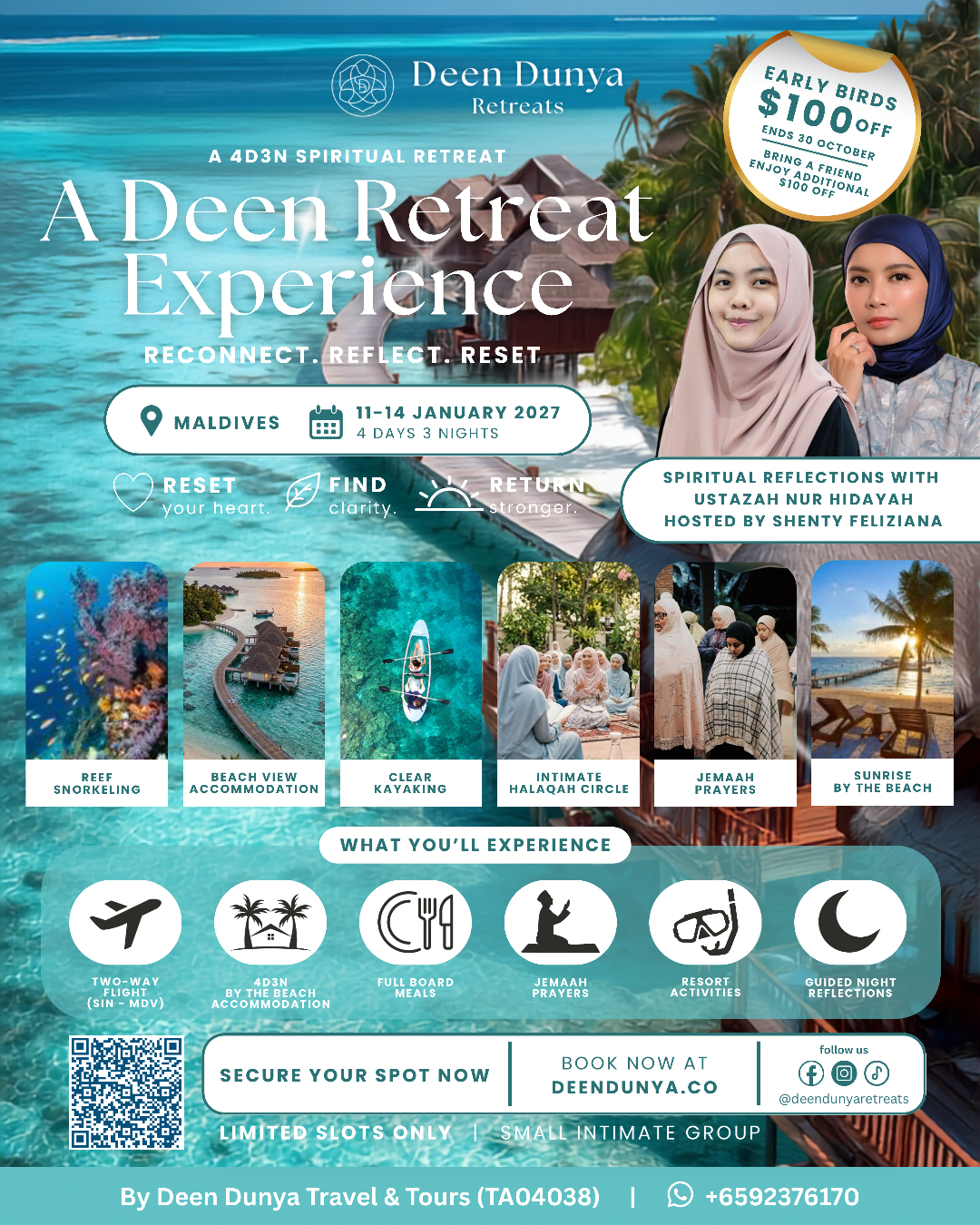 Deen Retreat Experience Maldives (January 2027)