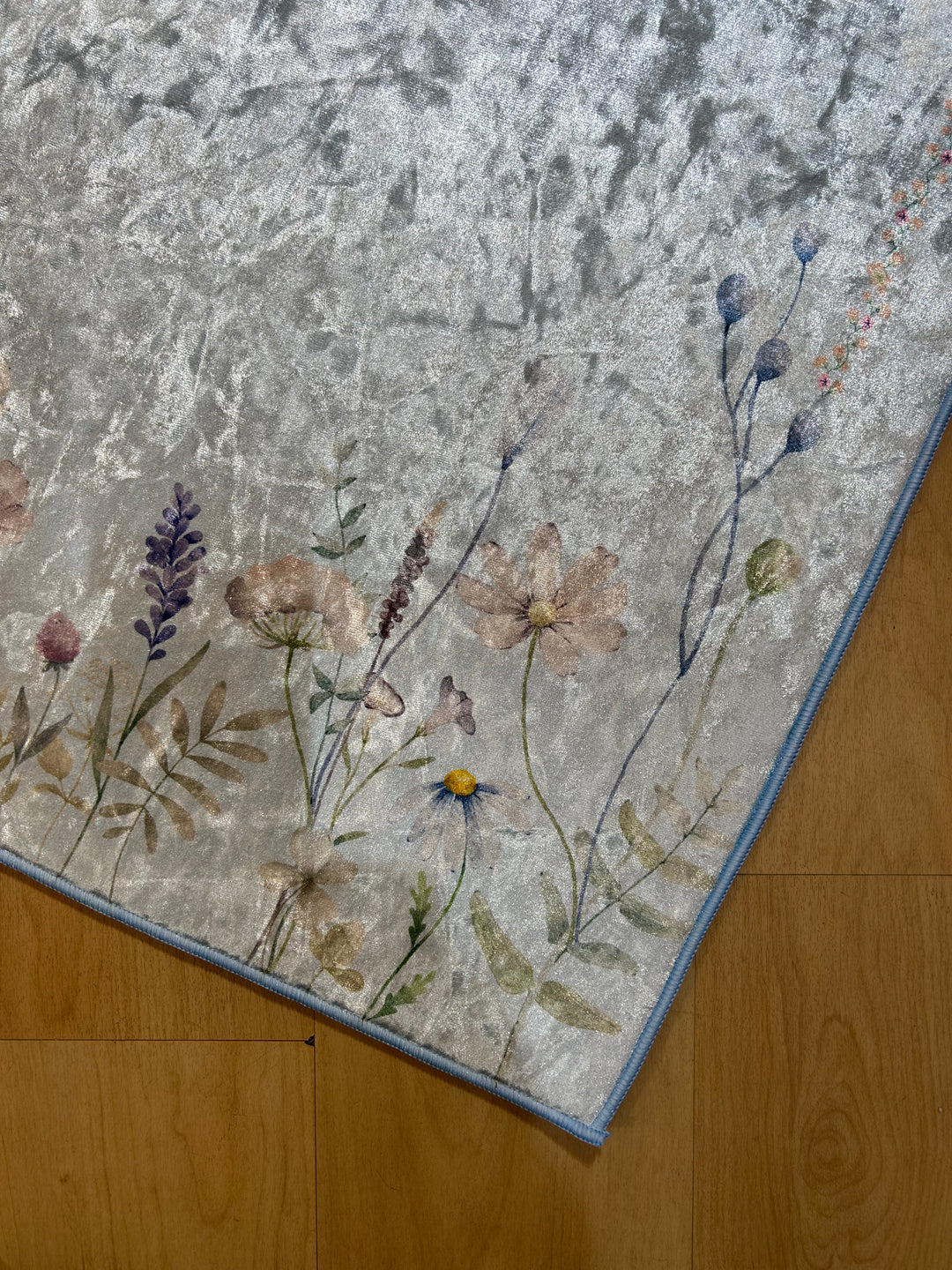 LIYA Floral Velvet Prayer Mat