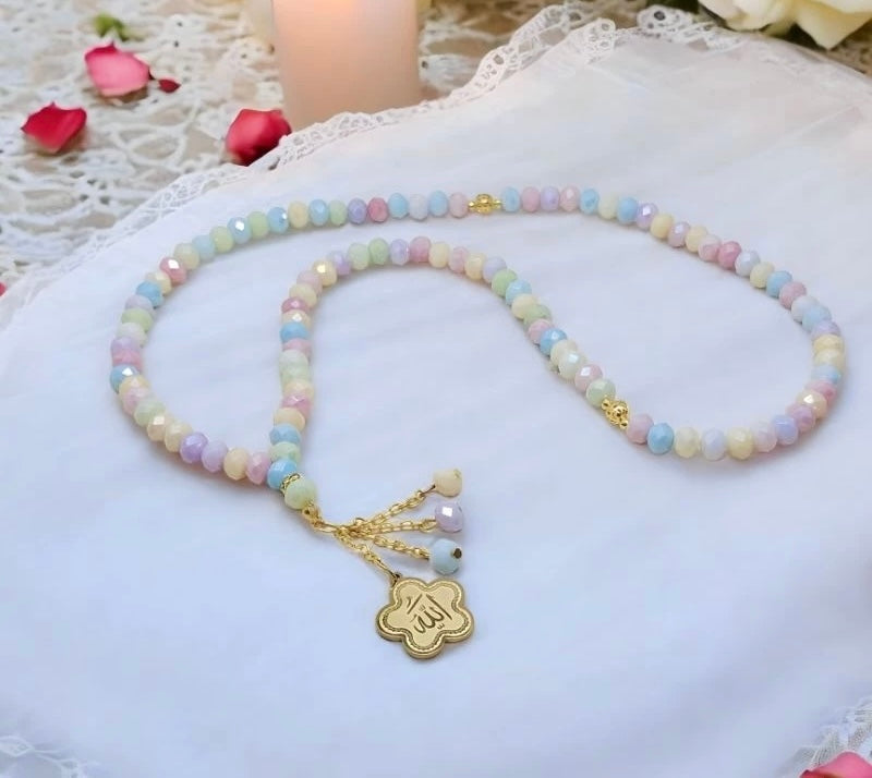 Aurora Crystal Tasbih 99 beads