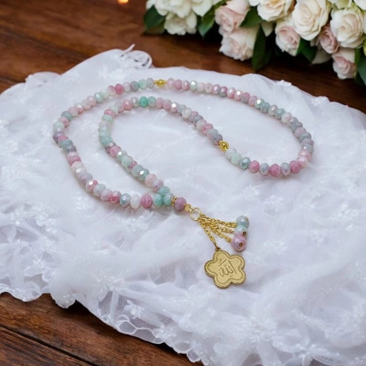 Aurora Crystal Tasbih 99 beads