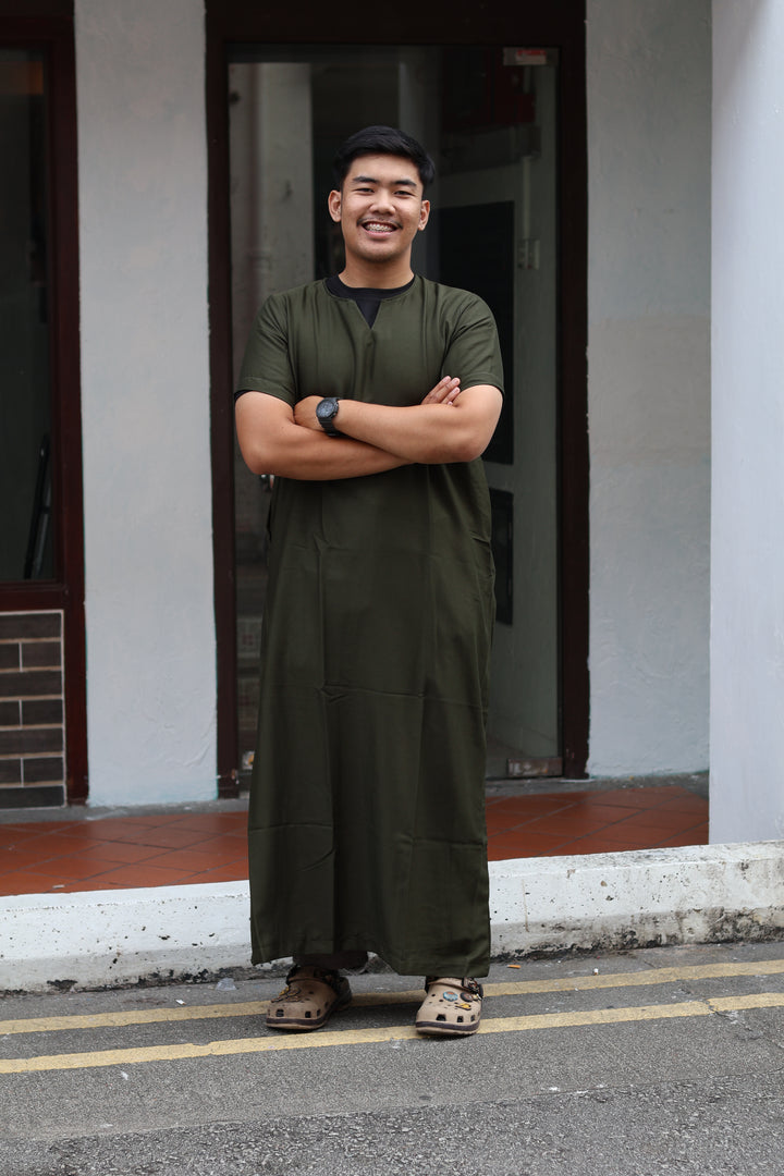 Men's Short Sleeve Jubah
