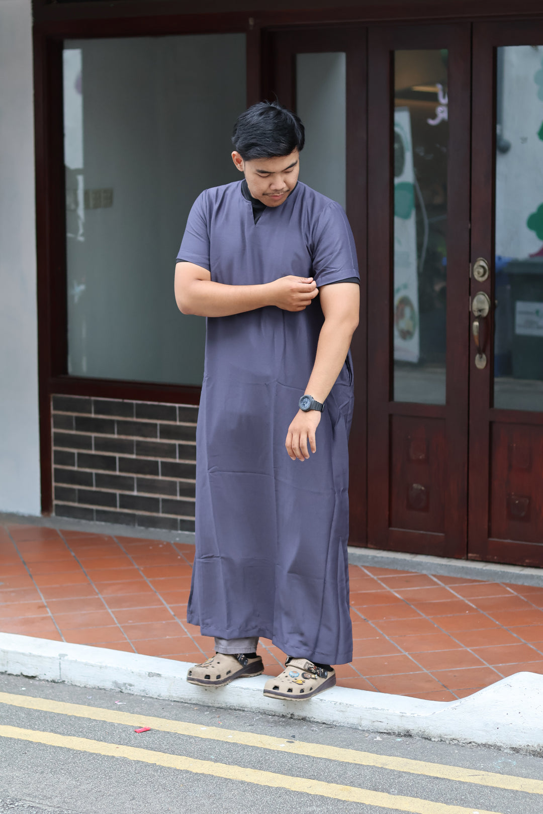 Men's Short Sleeve Jubah