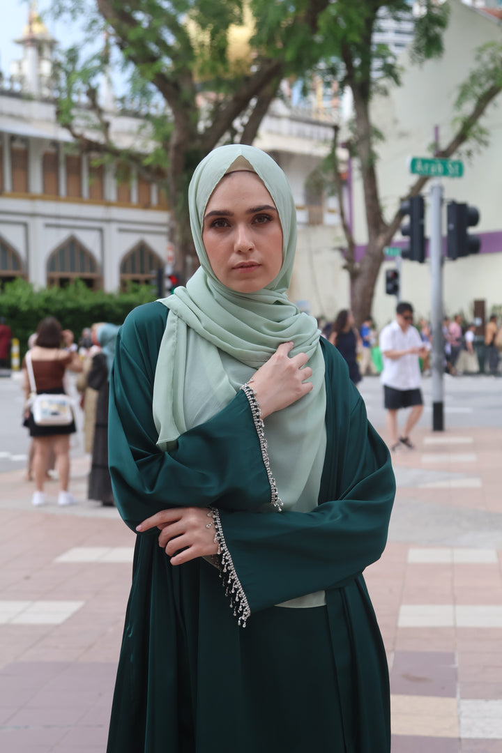 ELLA Premium Satin Abaya