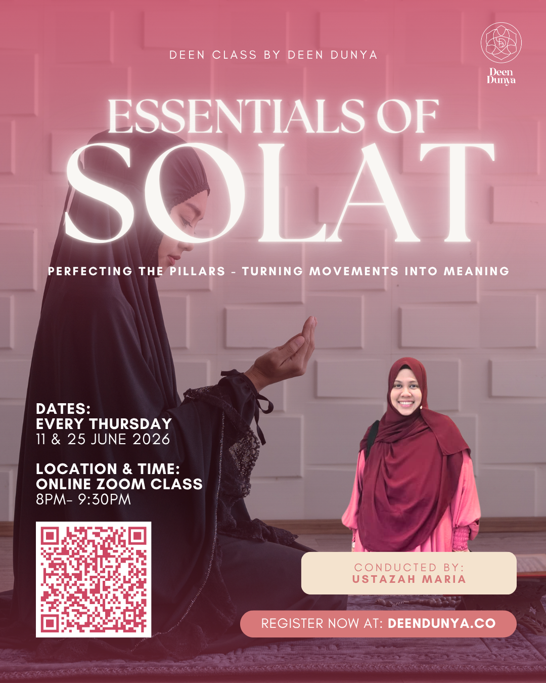 DEEN CLASS | ESSENTIALS OF SOLAT BY USTAZAH MARIA