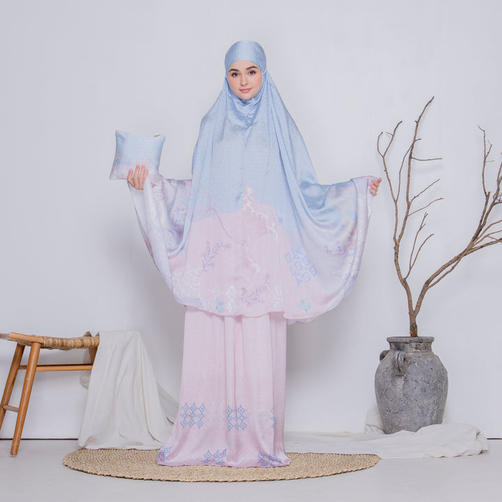 INAYA Prayer Wear Set + Pouch + Mini Padded Prayer Mat