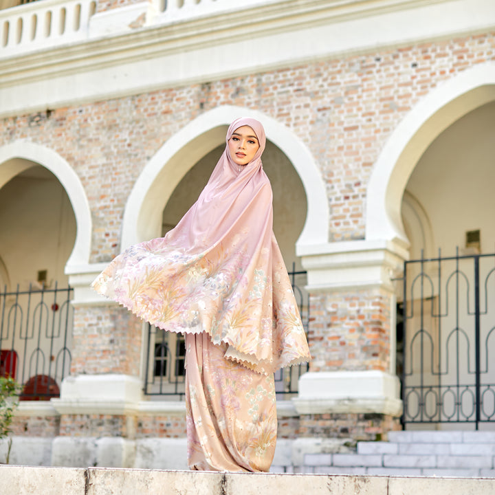 FARHANA Prayer Wear + Pouch + Prayer Mat