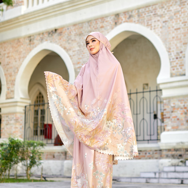 FARHANA Prayer Wear + Pouch + Prayer Mat