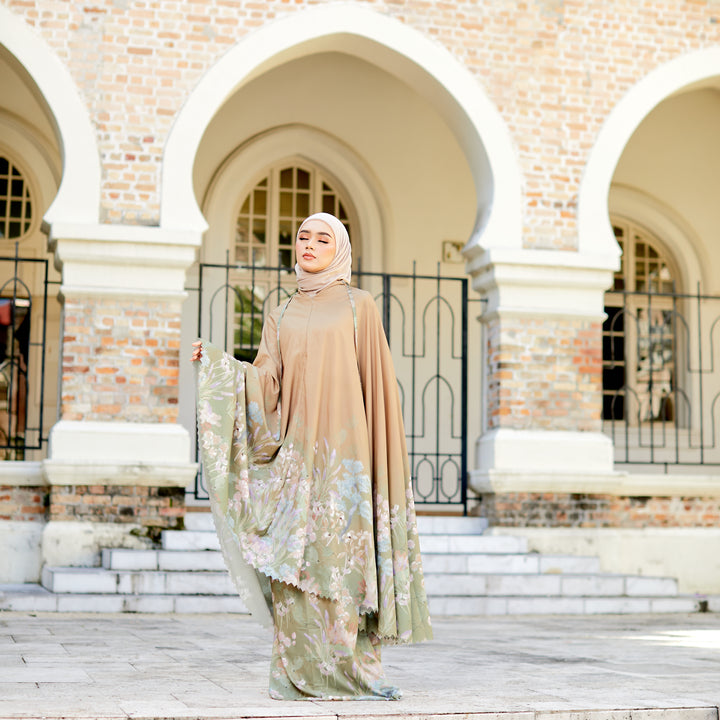 FARHANA Prayer Wear + Pouch + Prayer Mat