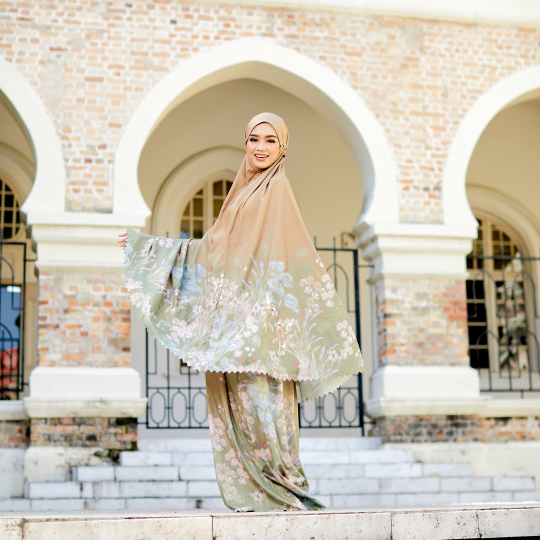FARHANA Prayer Wear + Pouch + Prayer Mat