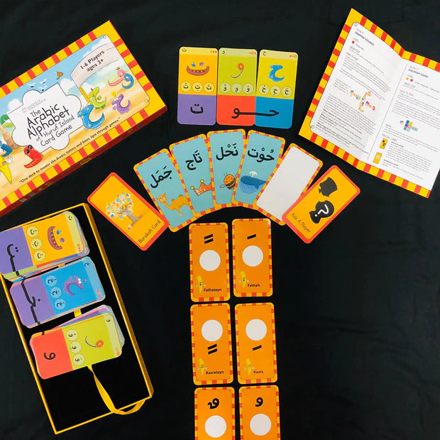 The Arabic Alphabet of Huruf Island Card Game